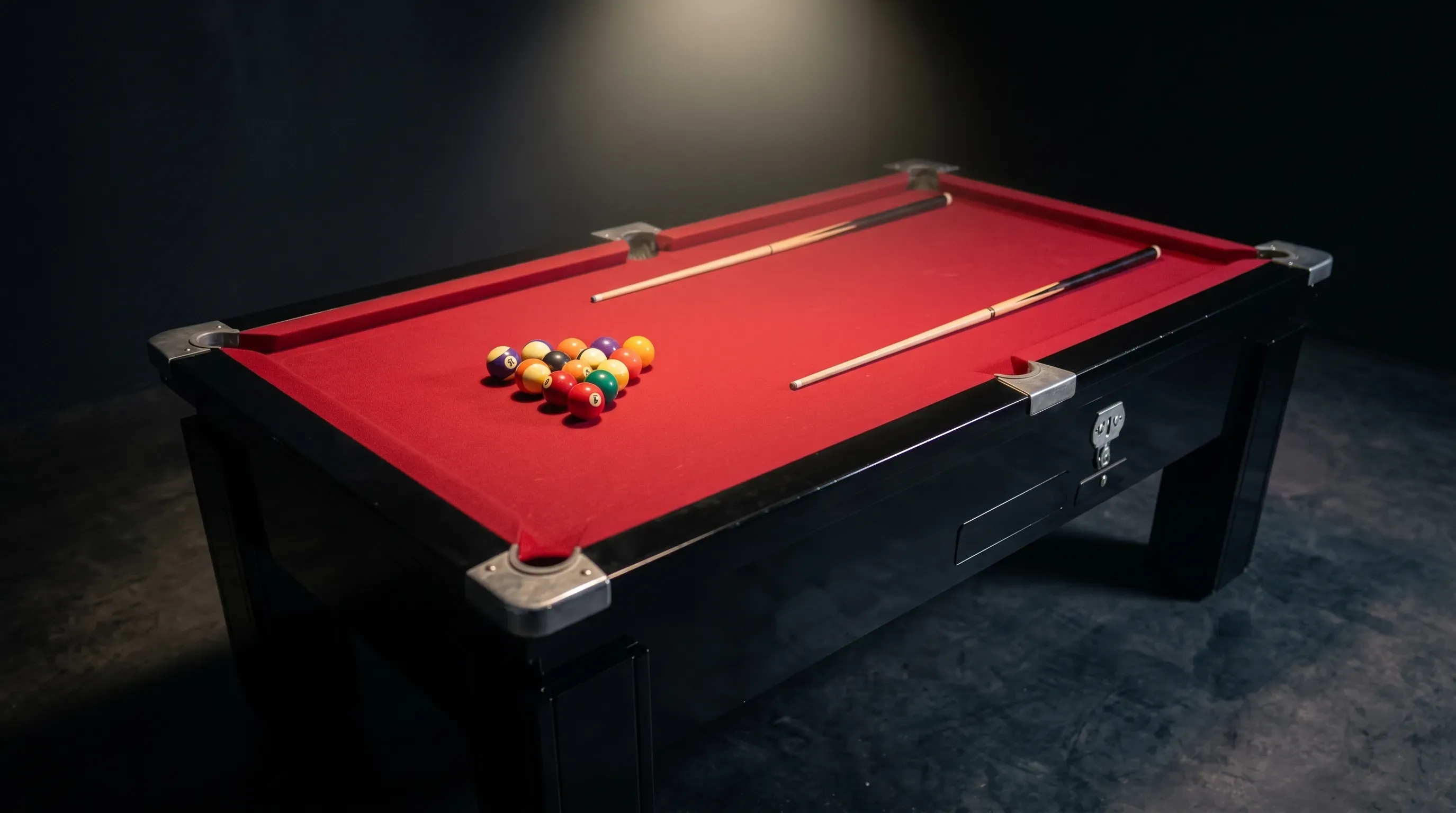 Mesa de bilhar de 4 pés vermelha do Bilhar Brasa